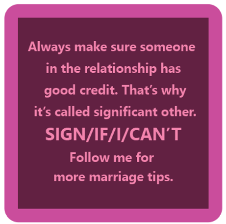 Significant Other - Coaster - 4 inch