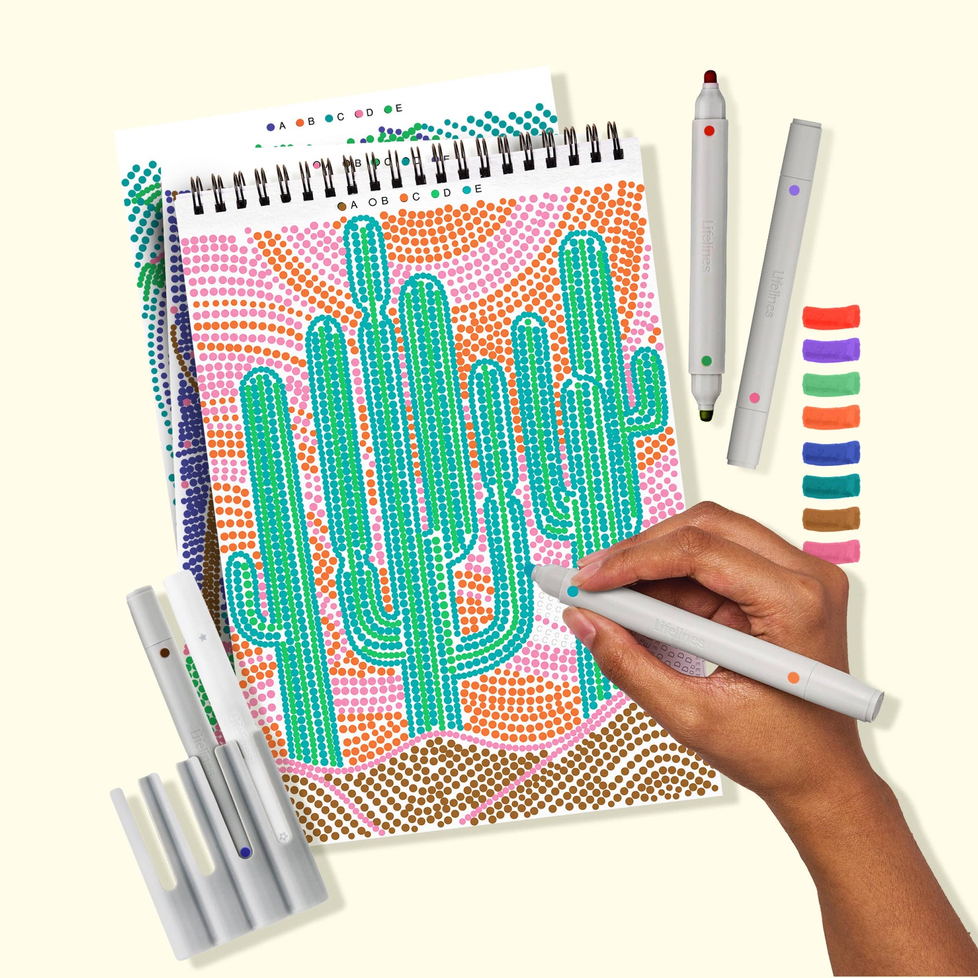 FlowArt - Dot By Letter - Landscapes - Mellow Monkey