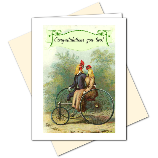 Congratulations You Two - Love Card - Mellow Monkey