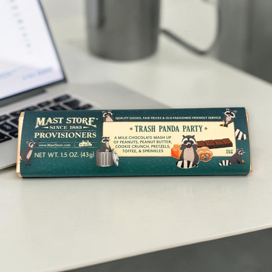 Mast General Trash Panda Chocolate Bar - 1-1/2-oz - Mellow Monkey