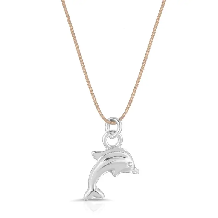 Dolphin - Ocean Life Silver Necklace - Mellow Monkey