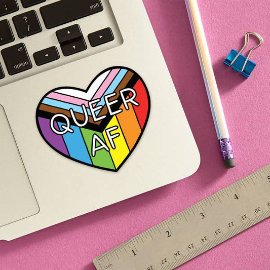 Queer AF Die Cut Decal
