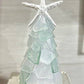 Sea Glass Christmas Tree With Starfish - 6 In. - Dazzle - Mellow Monkey