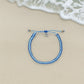 Hualalai Knotted Surf Anklet - Blue Aqua