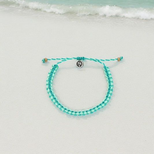 Hualalai Knotted Surf Bracelet - Teal Aqua