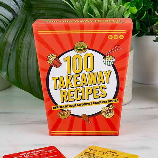 100 Takeaway Recipes - Recipe Card Gift Box - Mellow Monkey