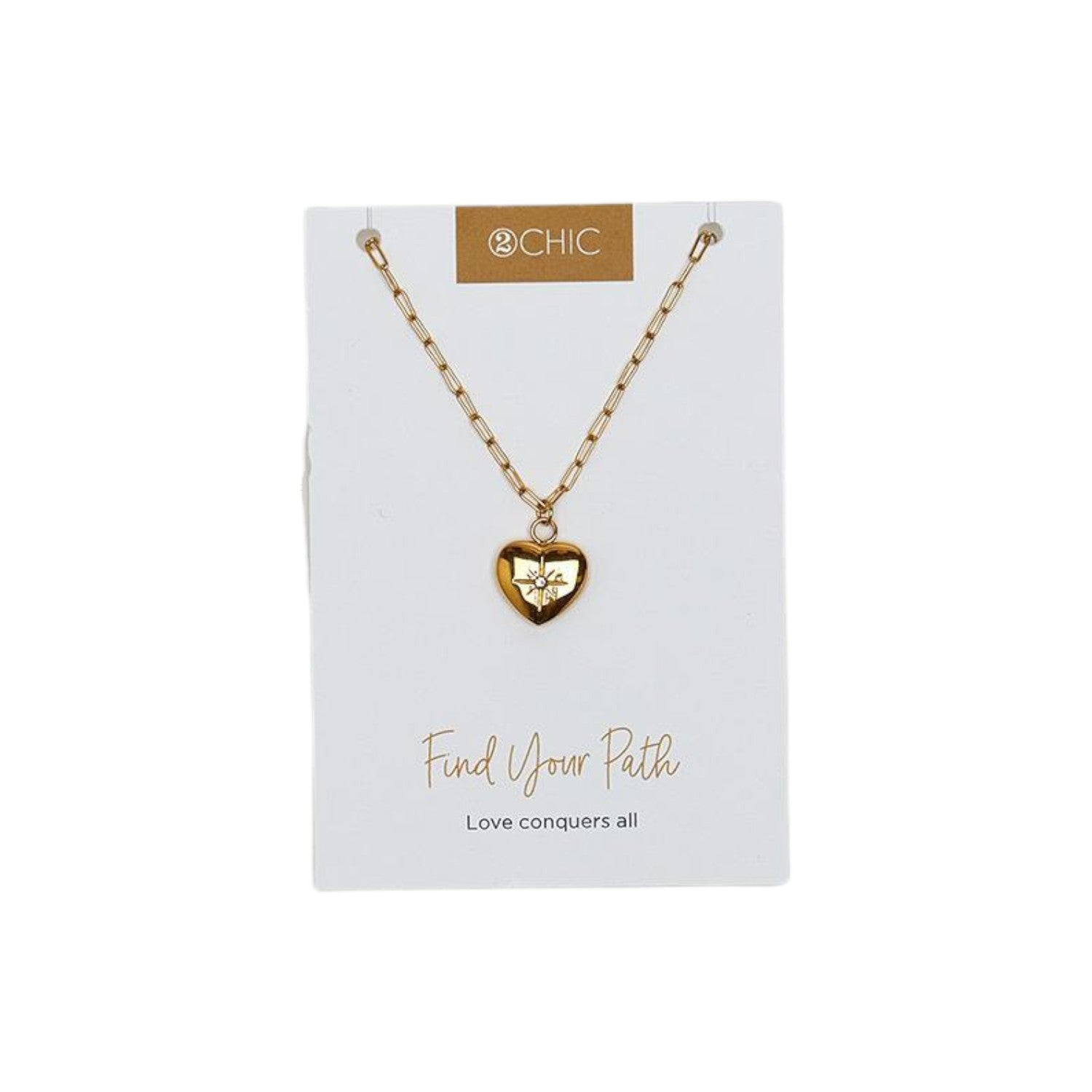 Heart - Find Your Path Necklace - Mellow Monkey