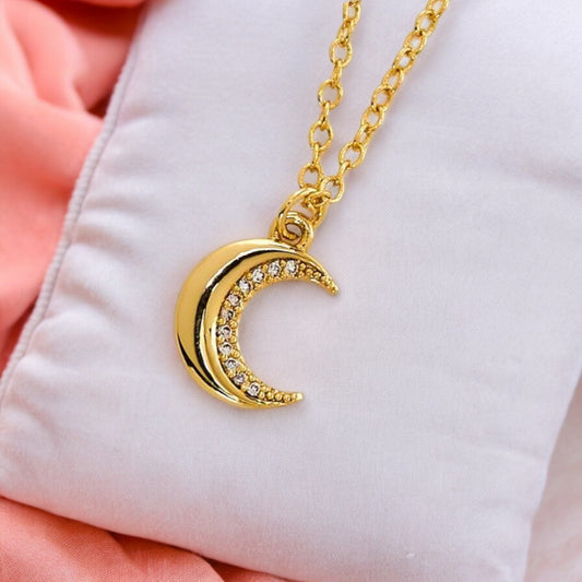 Crescent Moon - Find Your Path Necklace - Mellow Monkey