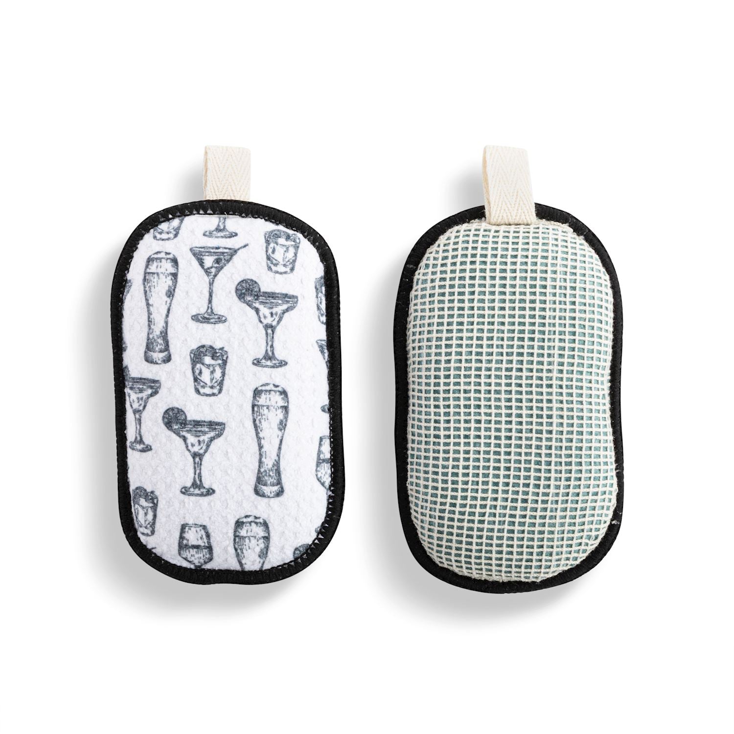 Cocktail Glasses Absorbent Sponges - Set of 2 - Mellow Monkey