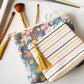 Floral + Stripe Zip Pouch - Set of 2 - Mellow Monkey