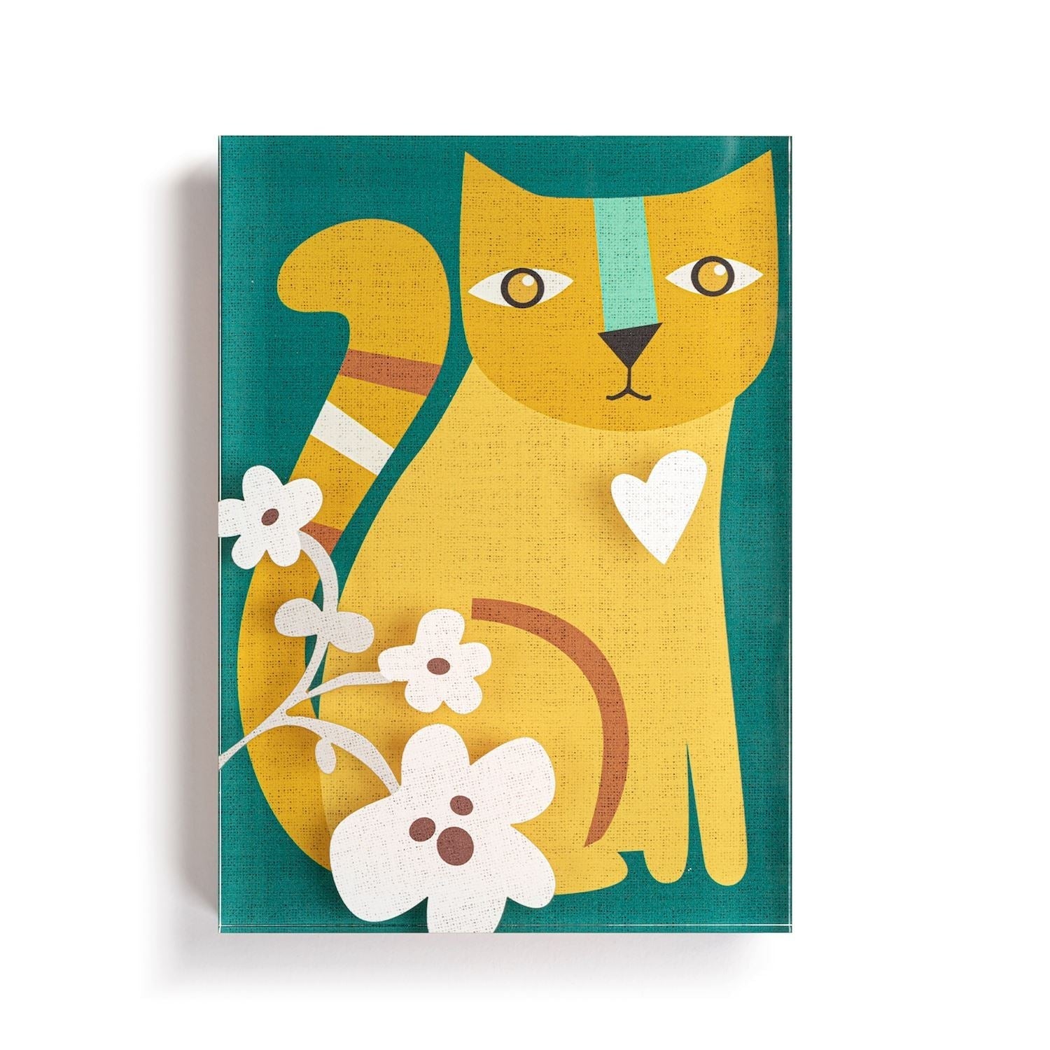 Purfect Together Tile Wall Art - 5 x 7-in - Mellow Monkey