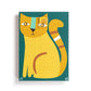 Purfect Together Tile Wall Art - 5 x 7-in - Mellow Monkey