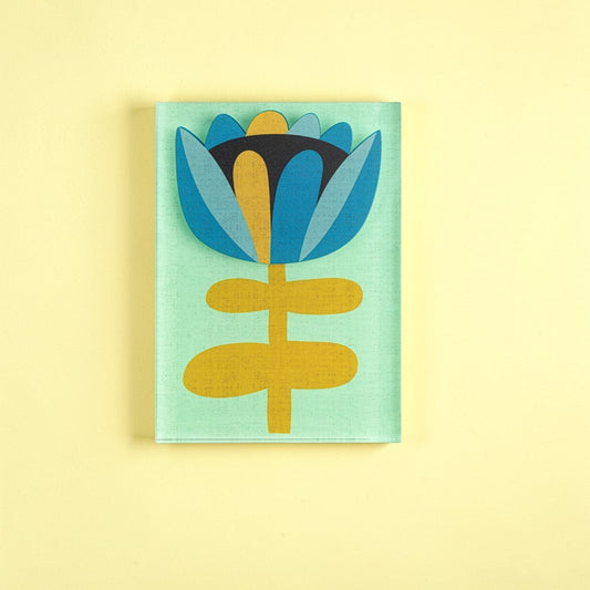 Bloom Together Tile Wall Art - 5 x 7-in - Mellow Monkey