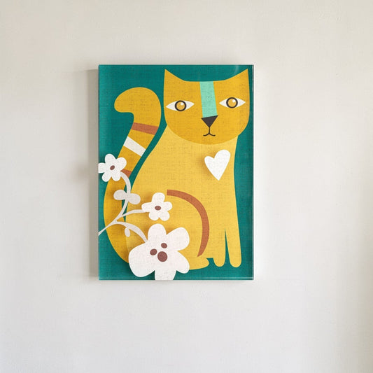 Purfect Together Tile Wall Art - 5 x 7-in - Mellow Monkey