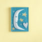 To the Moon Together Tile Wall Art - 5 x 7-in - Mellow Monkey