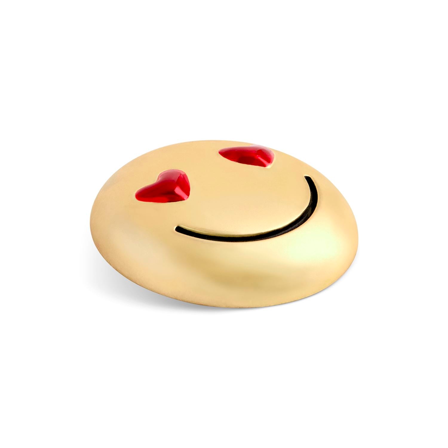 Smiley Face Magnetic Frame Charm - 1-in - Mellow Monkey