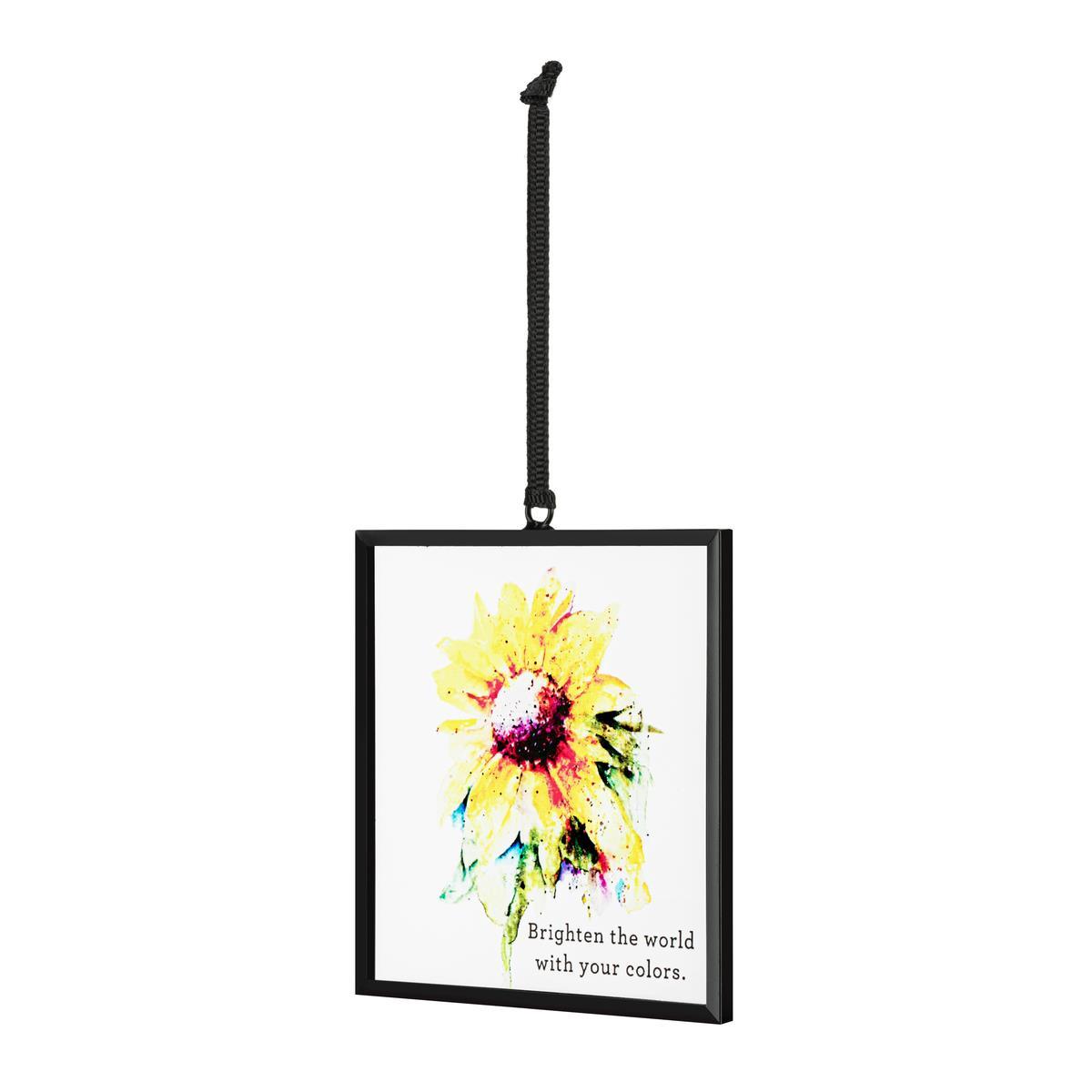 Sunflower Suncatcher - 3-in - Mellow Monkey