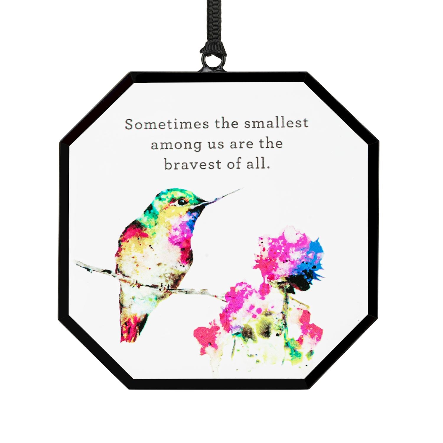 Stopping By Hummingbird Suncatcher - 3-in - Mellow Monkey