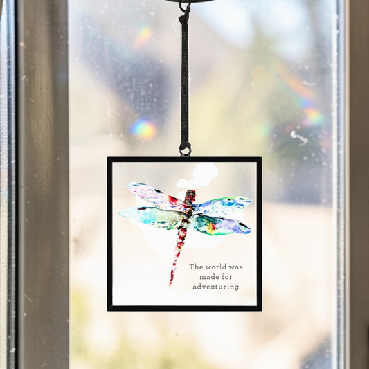 Dragonfly Suncatcher - 3-in - Mellow Monkey