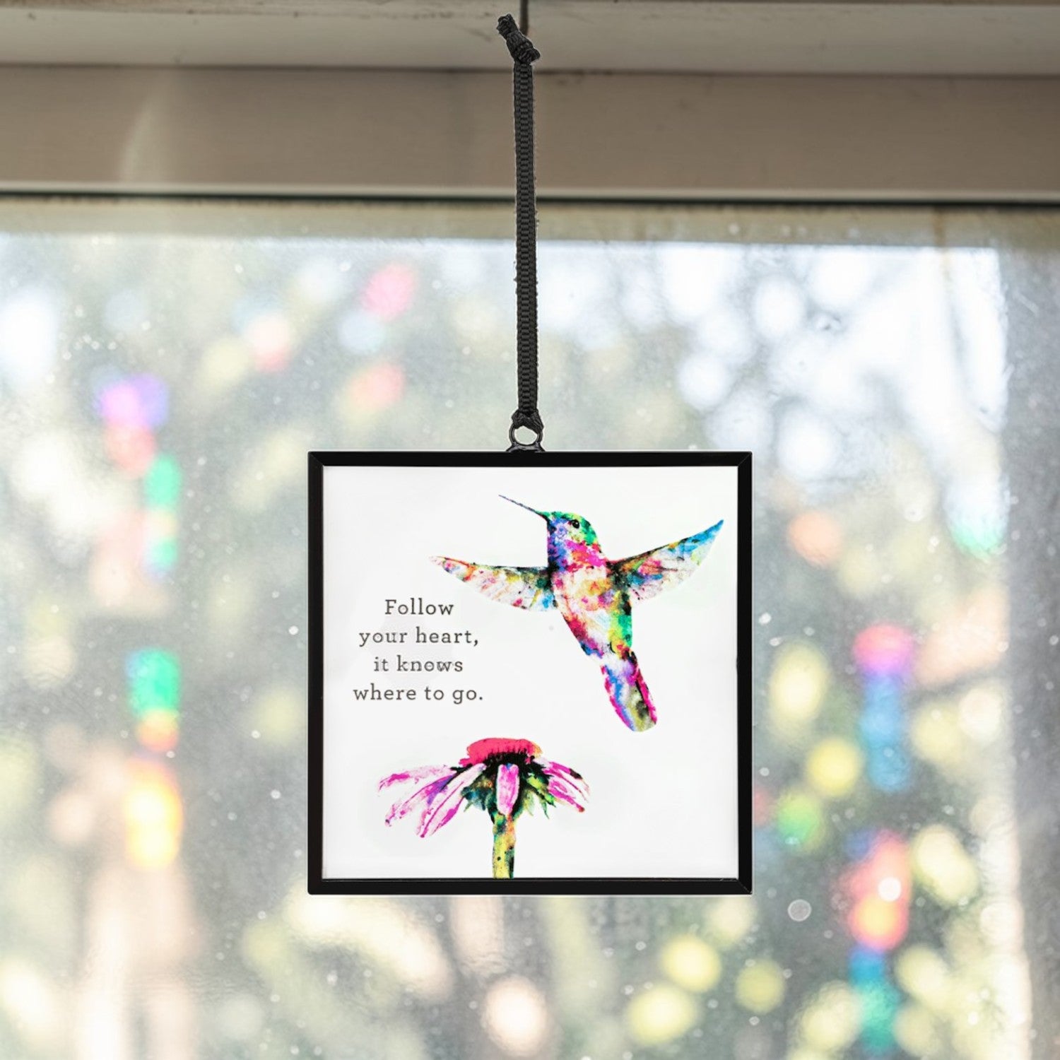PeeWee Coneflower Suncatcher - 3-in - Mellow Monkey