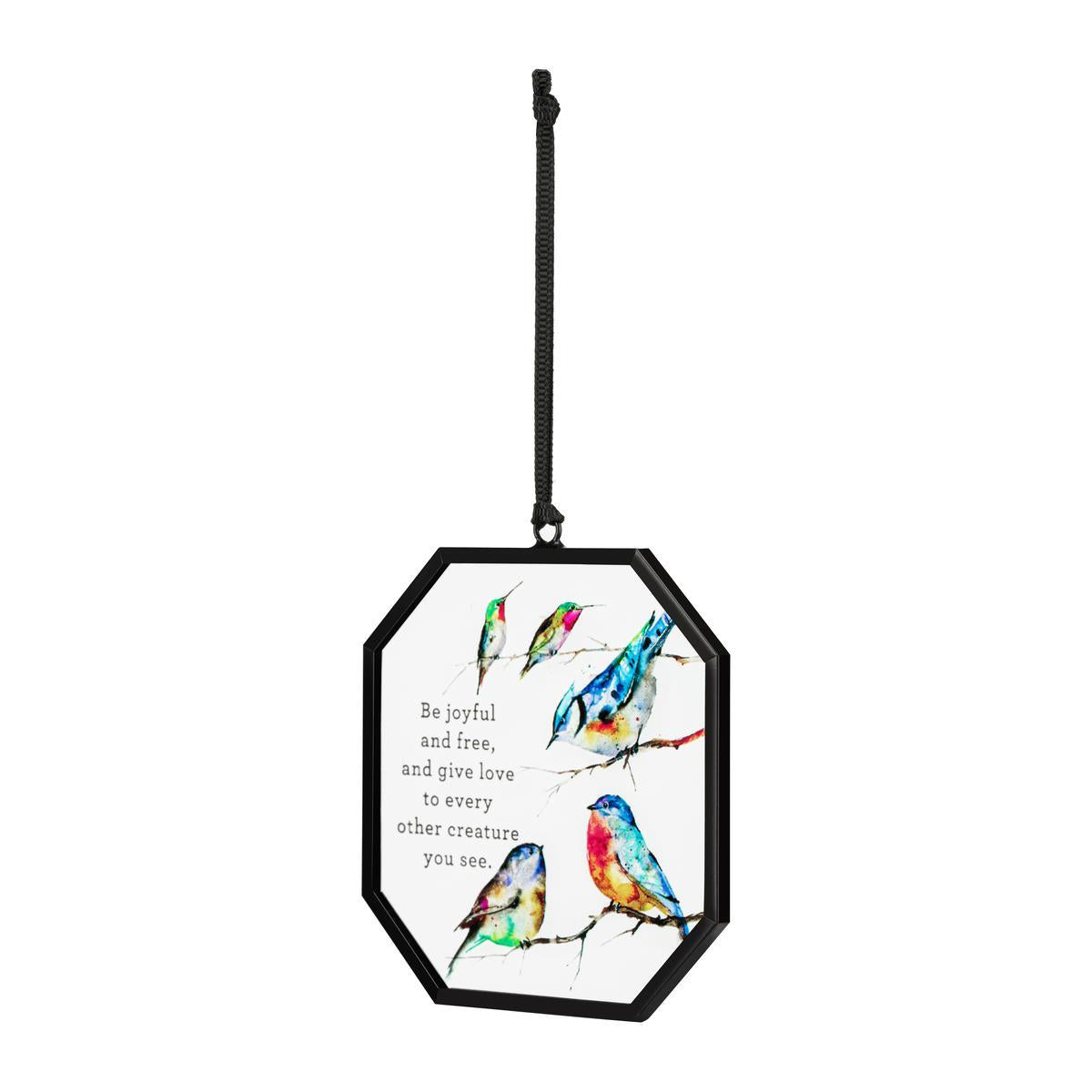 Birds in Tree Suncatcher - 3-in - Mellow Monkey