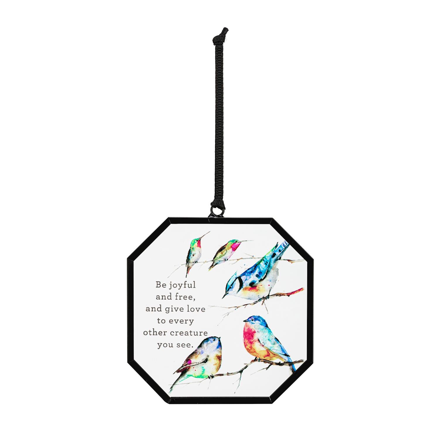 Birds in Tree Suncatcher - 3-in - Mellow Monkey