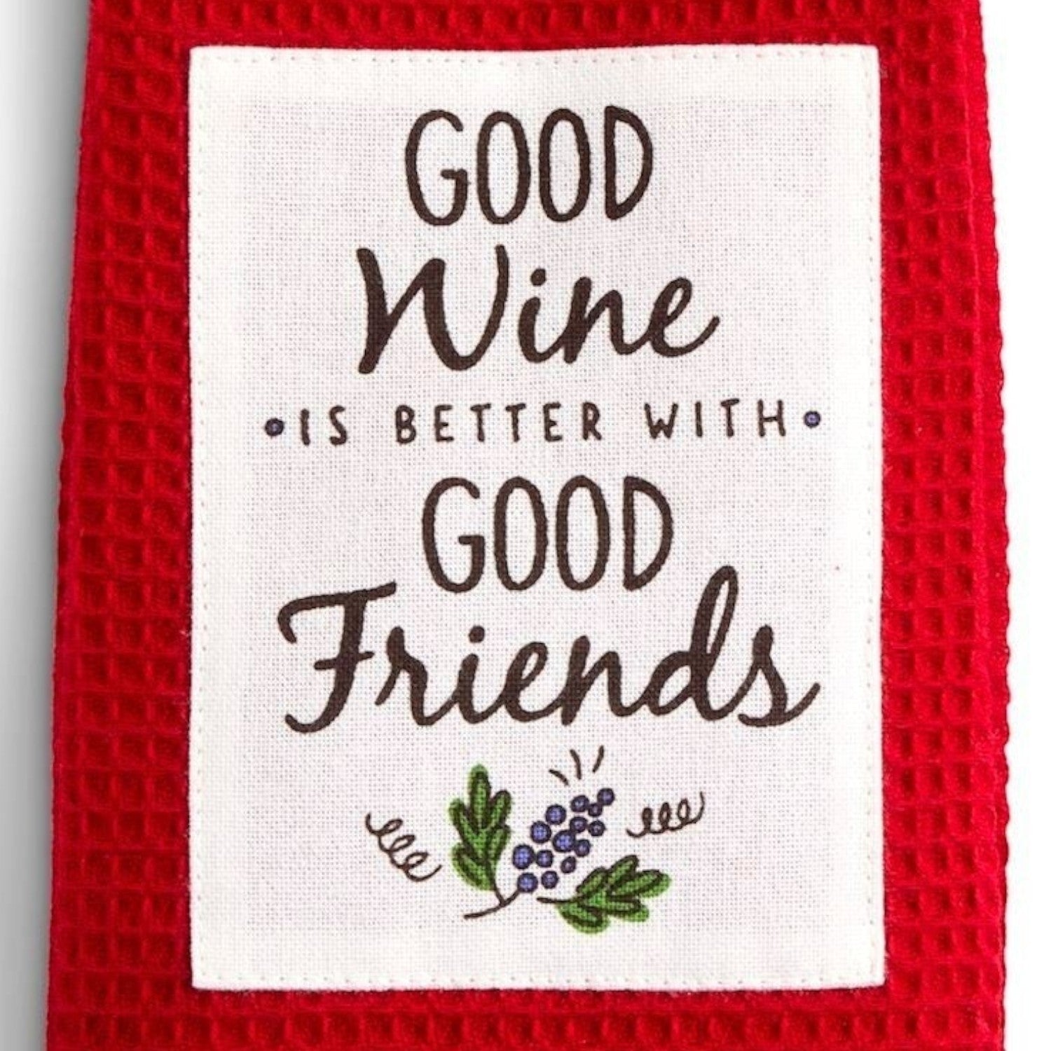 Good Wine Good Friends - Kitchen Boa - Mellow Monkey