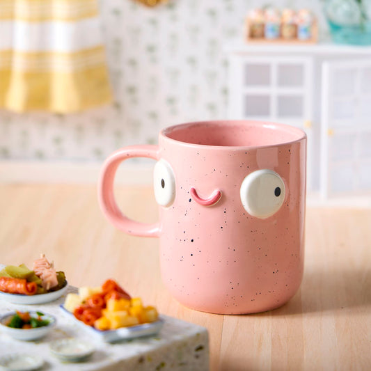 Lacy Pink Hostess Mug - 14oz - Mellow Monkey