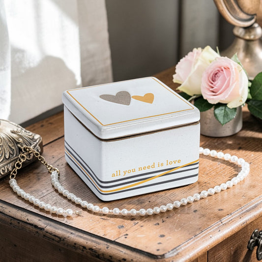 Love Inspired Keepsake Box - 4-in - Mellow Monkey