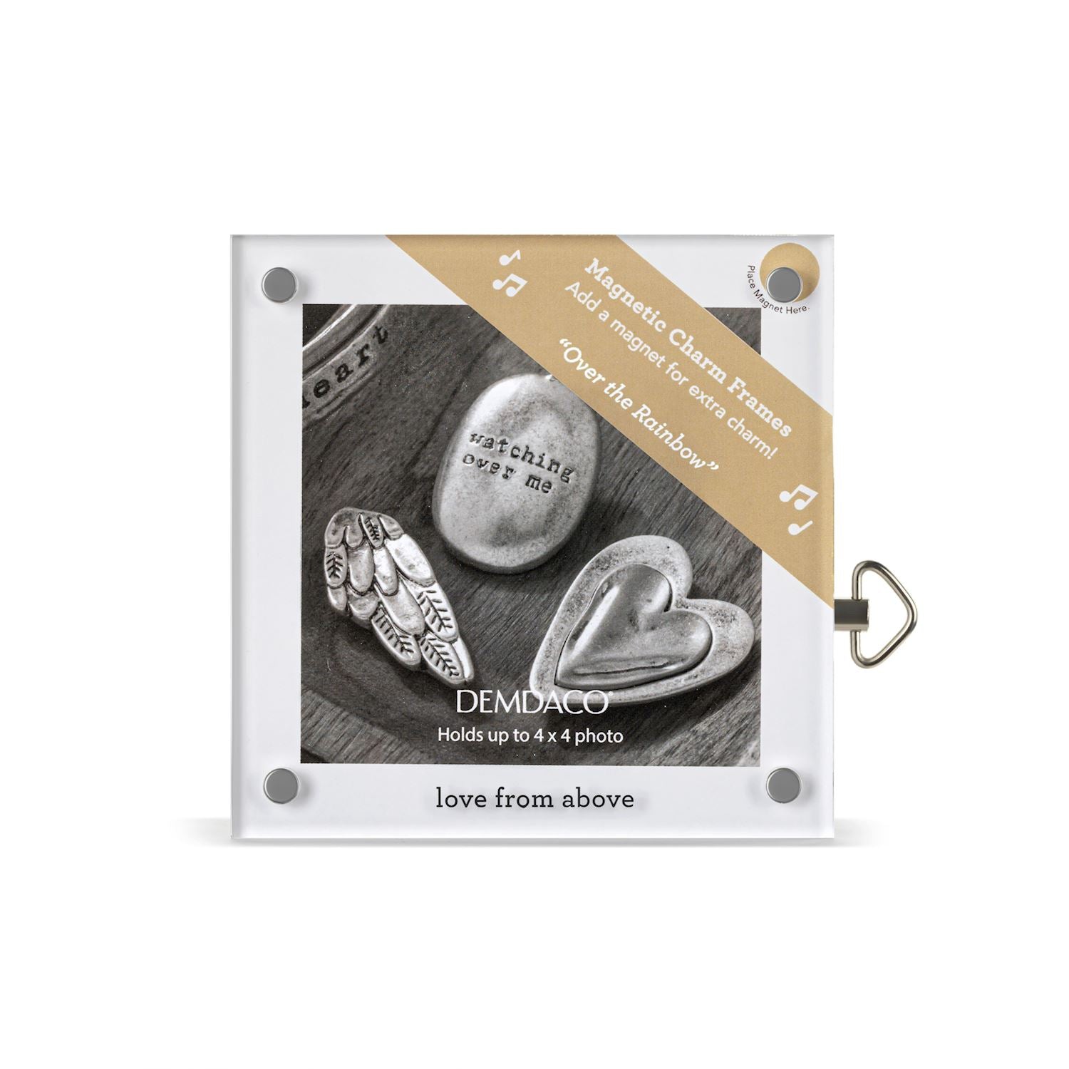 Love From Above Acrylic Musical Frame - 4-in - Mellow Monkey
