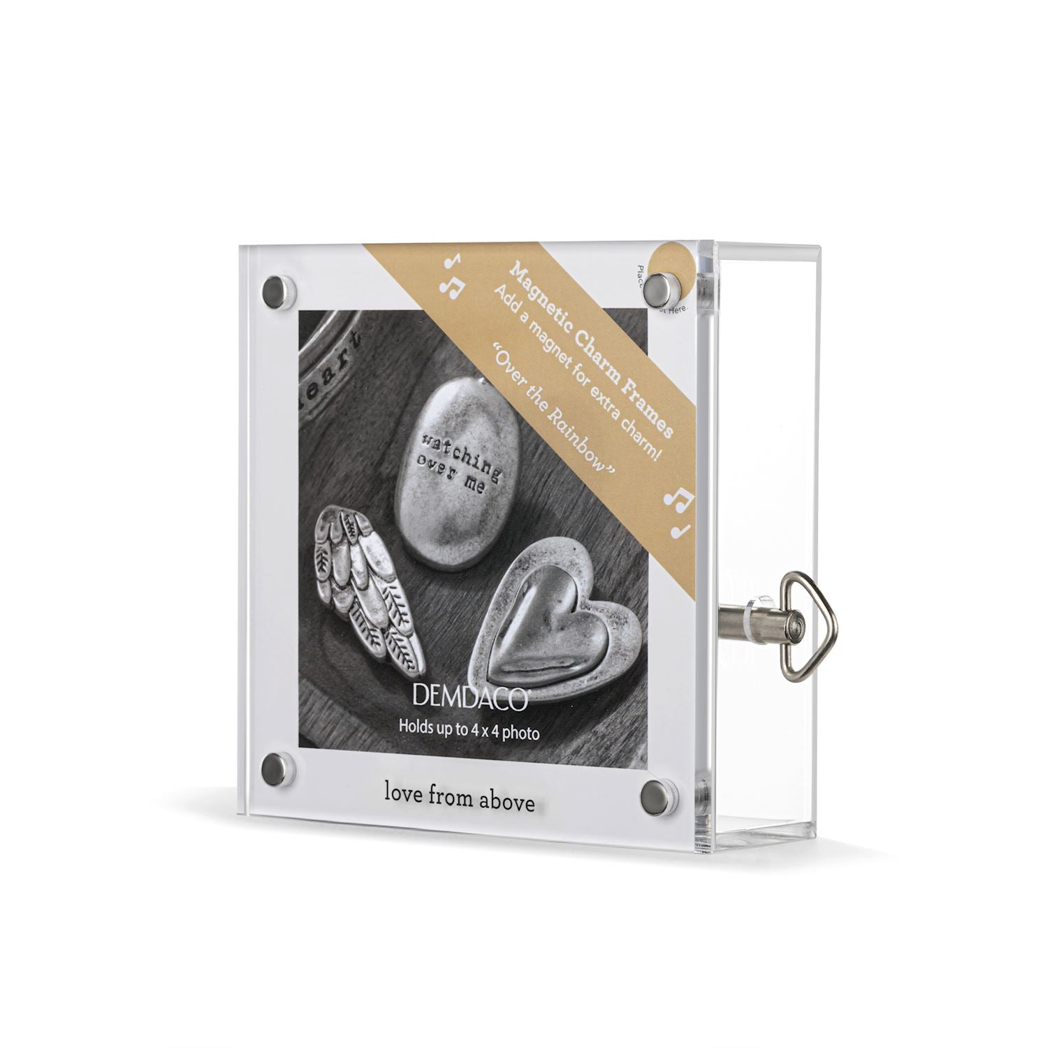 Love From Above Acrylic Musical Frame - 4-in - Mellow Monkey