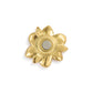 Sculpted Flower Magnetic Frame Charm - 1-1/2-in - Mellow Monkey