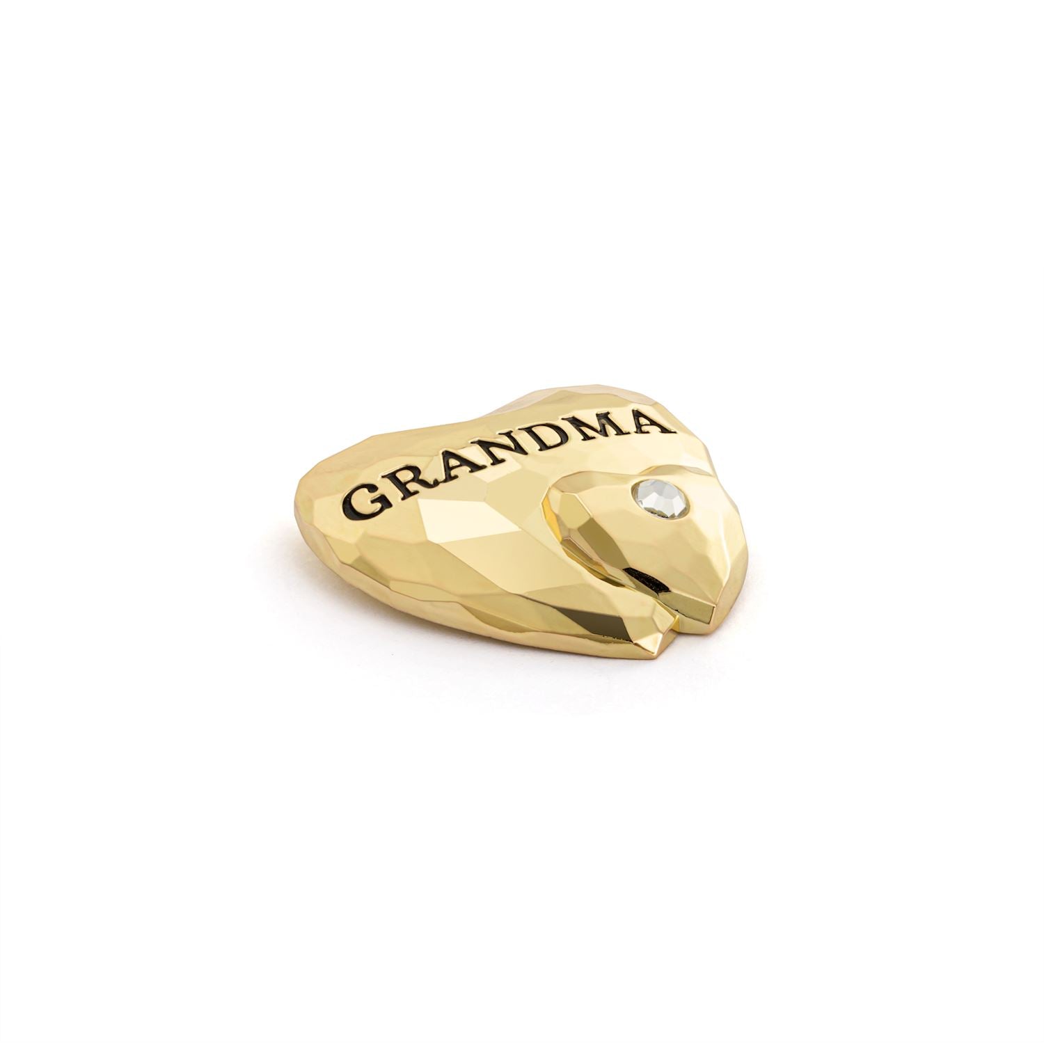 Grandma Double Heart Magnetic Frame Charm - 1-1/2-in - Mellow Monkey