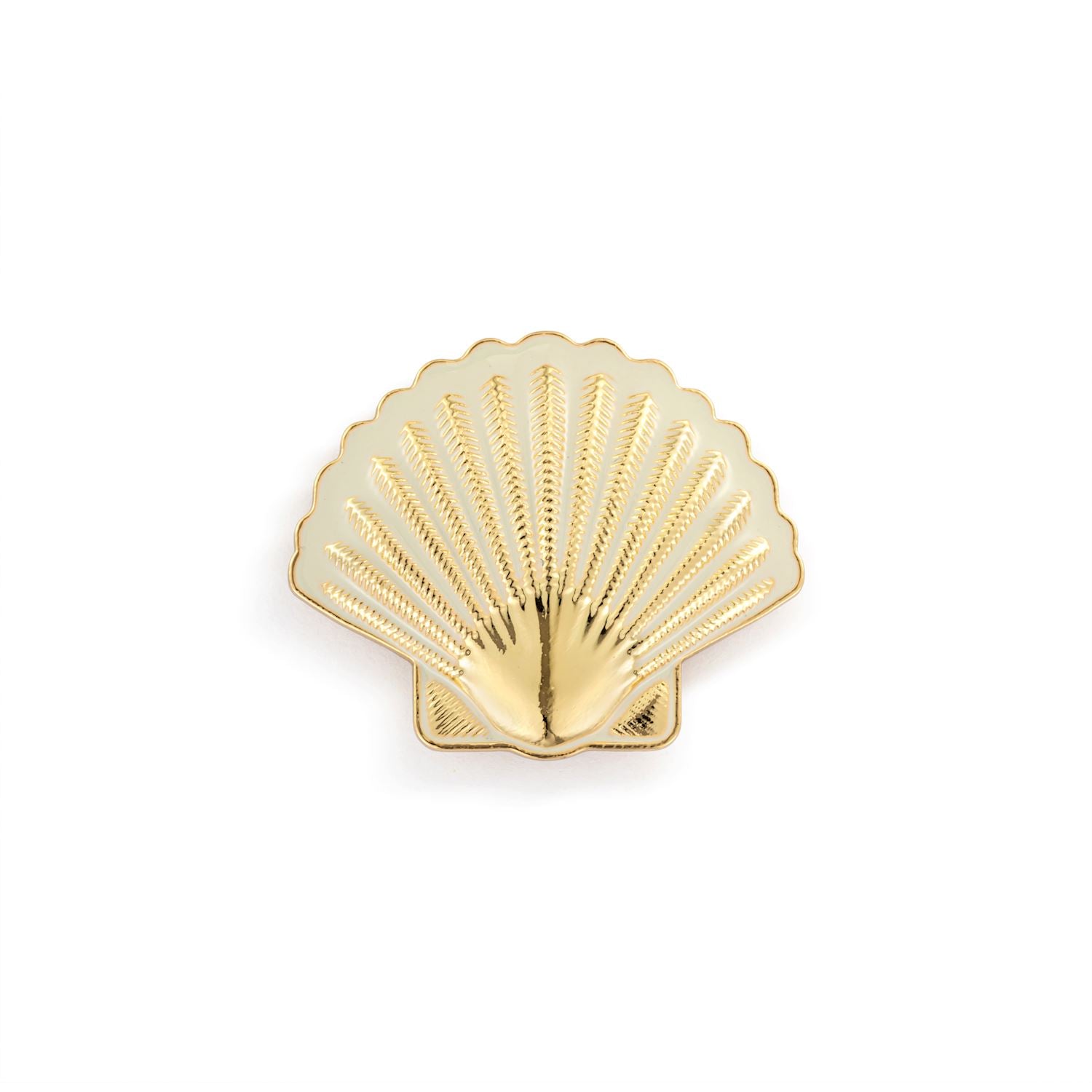 Scallop Shell Magnetic Frame Charm - 1-1/2-in - Mellow Monkey