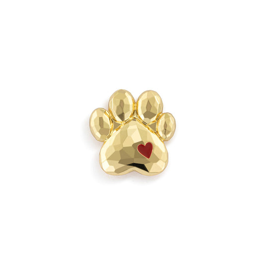 Paw Print Magnetic Frame Charm - 1-in - Mellow Monkey