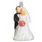 Bridal Couple - Old World Christmas Blown Glass Holiday Ornament - 5-in