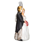 Bridal Couple - Old World Christmas Blown Glass Holiday Ornament - 5-in