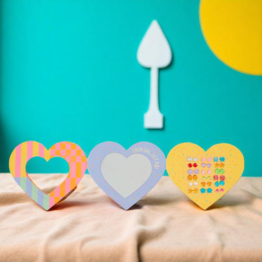 Heart Sticker Earrings - Mellow Monkey