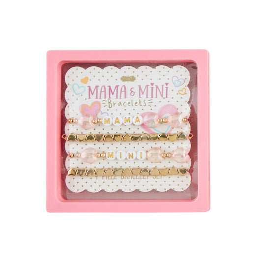 Pink Mama And Mini Bracelets - Mellow Monkey