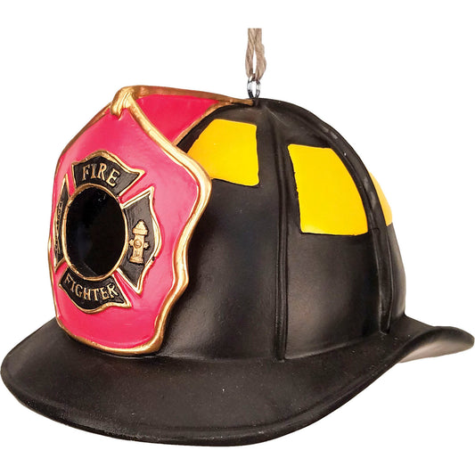 Fire Hat Birdhouse - 9-in