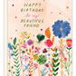 Happy Birthday To My Beautiful Friend - Birthday Greeting Card - Mellow Monkey