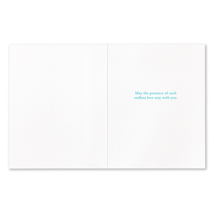 Positively Green Sympathy Greeting Card - “...In the end, there is no end...” —Robert Lowell - Mellow Monkey