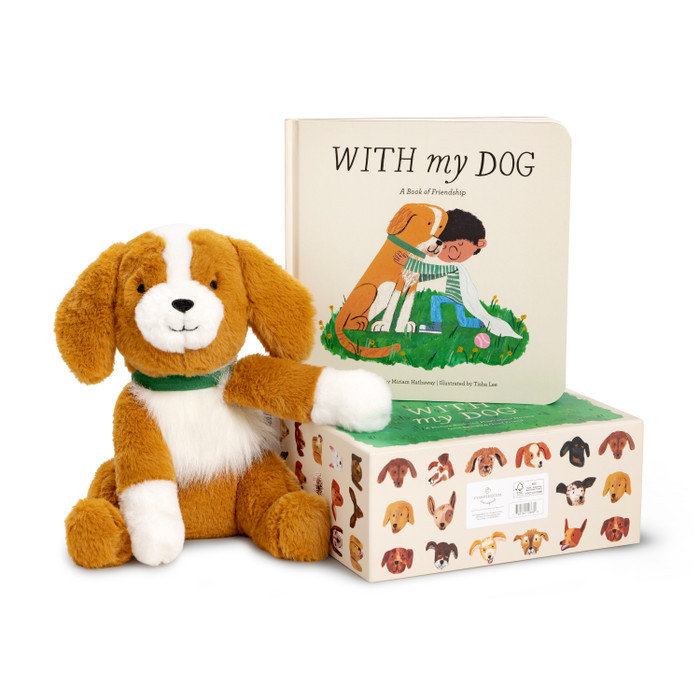 With My Dog - A Picture Book and Plush about Having (and Being!) a Good Friend - Mellow Monkey