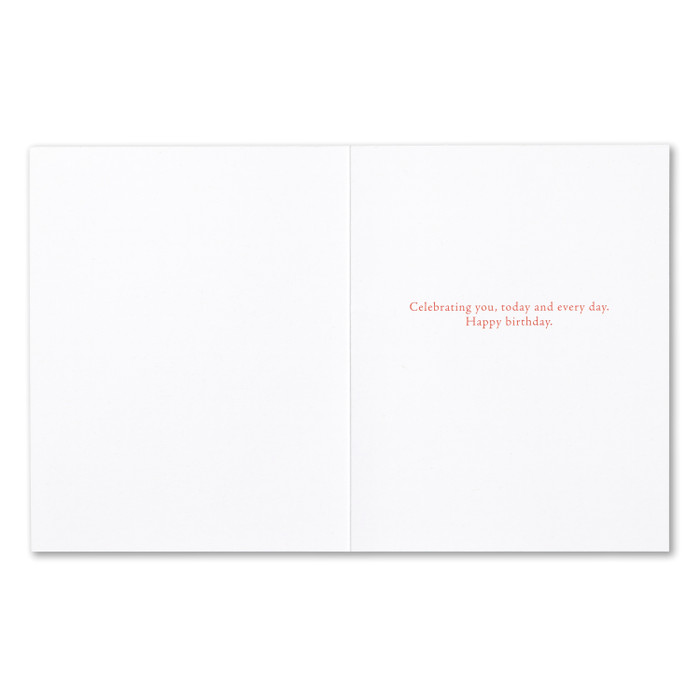 Positively Green Greeting Card - Birthday - "You Were Meant to Be Here. This Moment is Yours." - Herb Brooks - Mellow Monkey