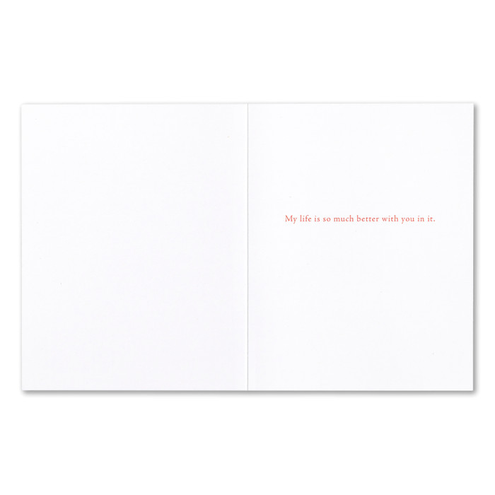 Positively Green Greeting Card - Friendship - "Life is... Made by the Friends We Choose." - Tennessee Williams - Mellow Monkey