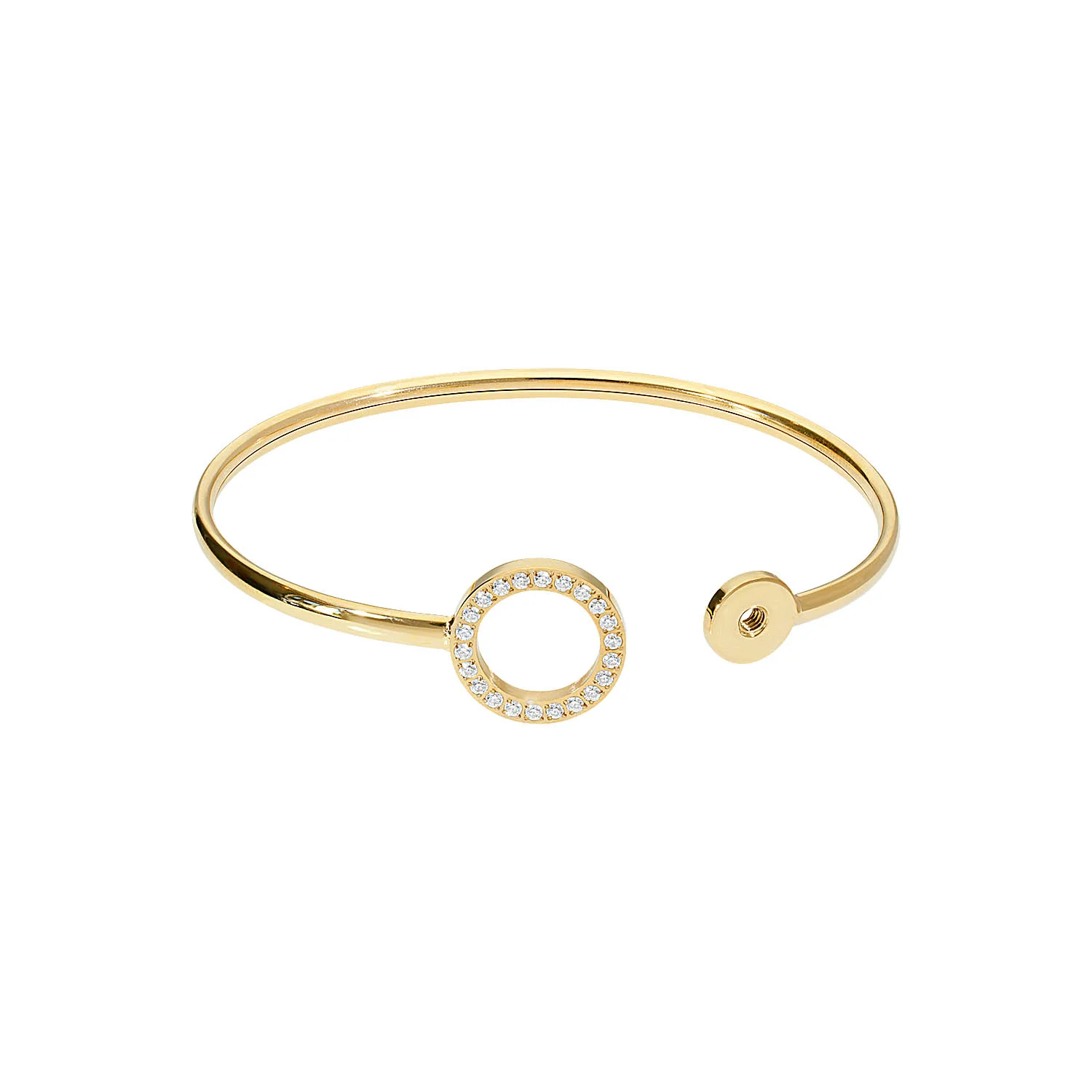 QUDO Basic CASSINE Interchangeable Bangle - Gold - Mellow Monkey