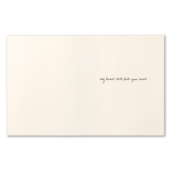 Love Muchly Greeting Card - Missing You - "No Matter How Far Apart..." - Mellow Monkey