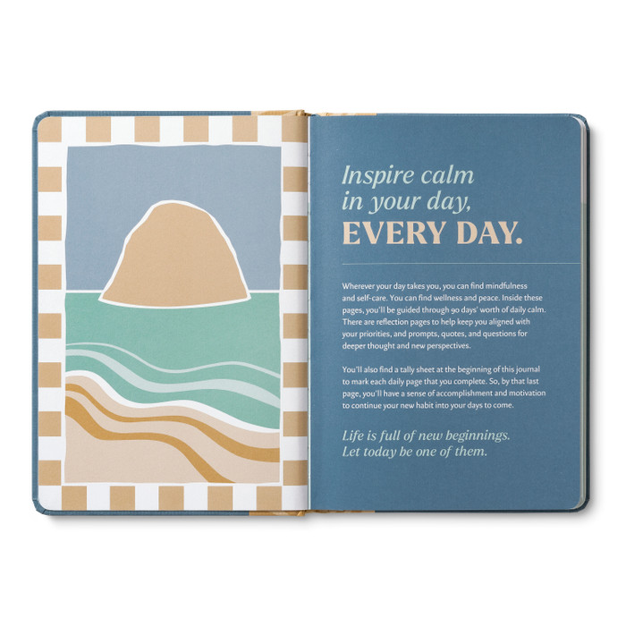 Calm Every Day - Daily Journal Practice For Self-Care And Mindfulness - Mellow Monkey