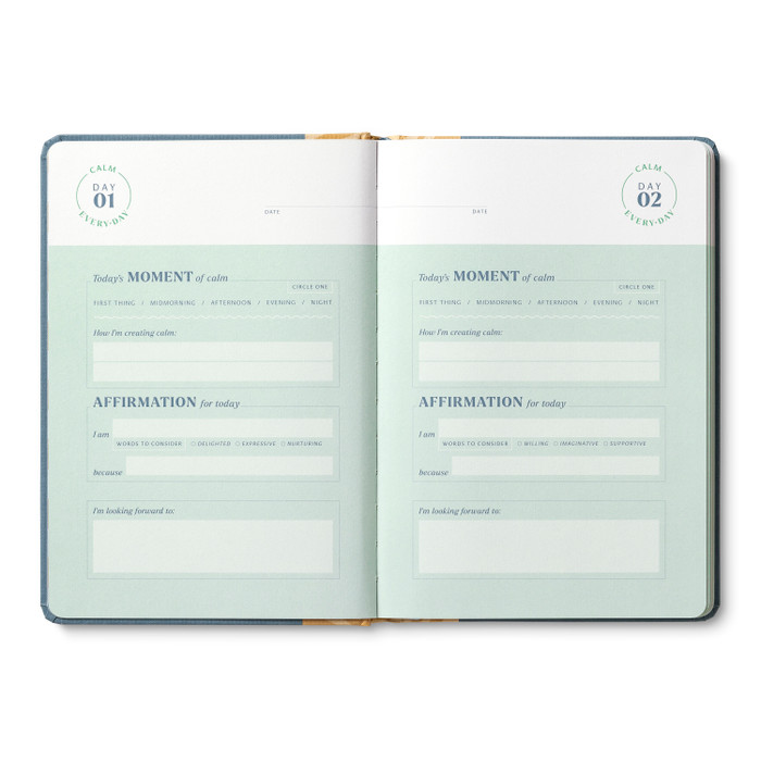 Calm Every Day - Daily Journal Practice For Self-Care And Mindfulness - Mellow Monkey