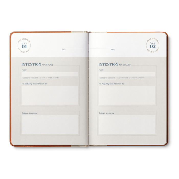 Intention Every Day - Daily Journal Practice For Purpose and Clarity - Mellow Monkey
